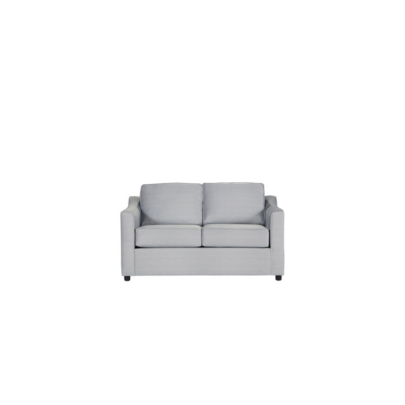 58" Upholstered Loveseat  - No Toss Pillow, Joffrey Dove