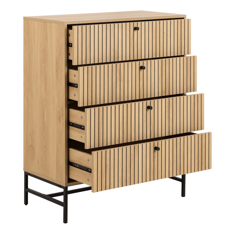Roscigno 80.6cm W 4 - Drawer Chest of Drawers