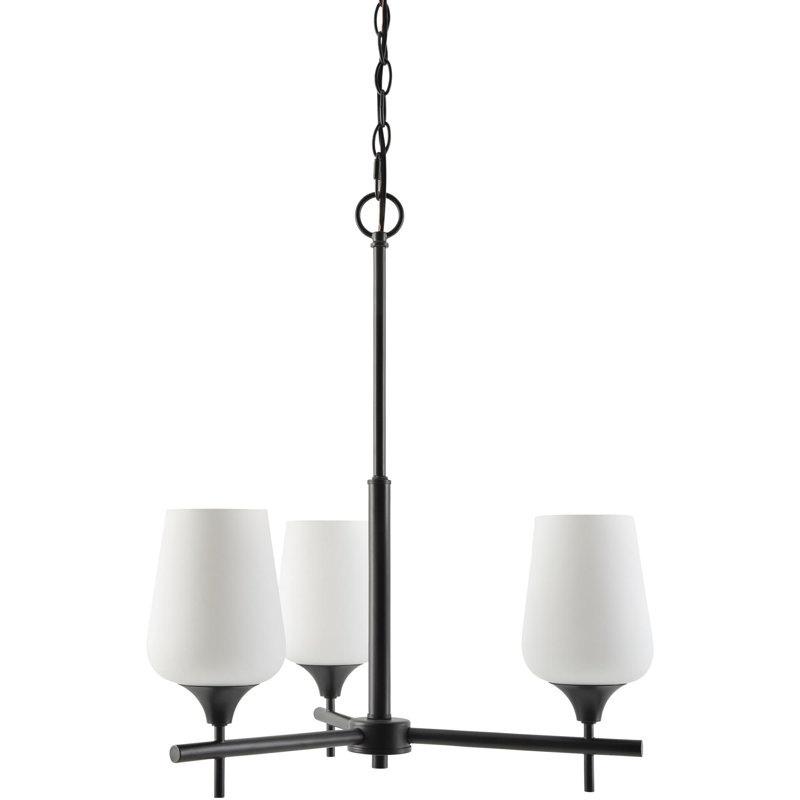  Lustre Jorgensen, Noir mat, Blanc