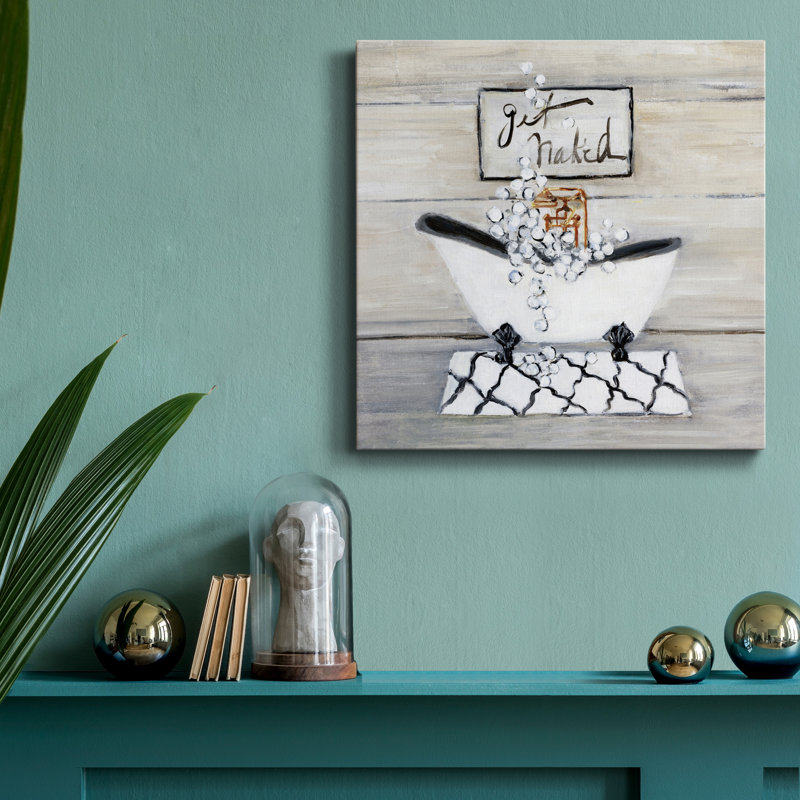 «Get nu», reproduction sur toile tendue, H 10 po x l 10 po x P 1,5 po