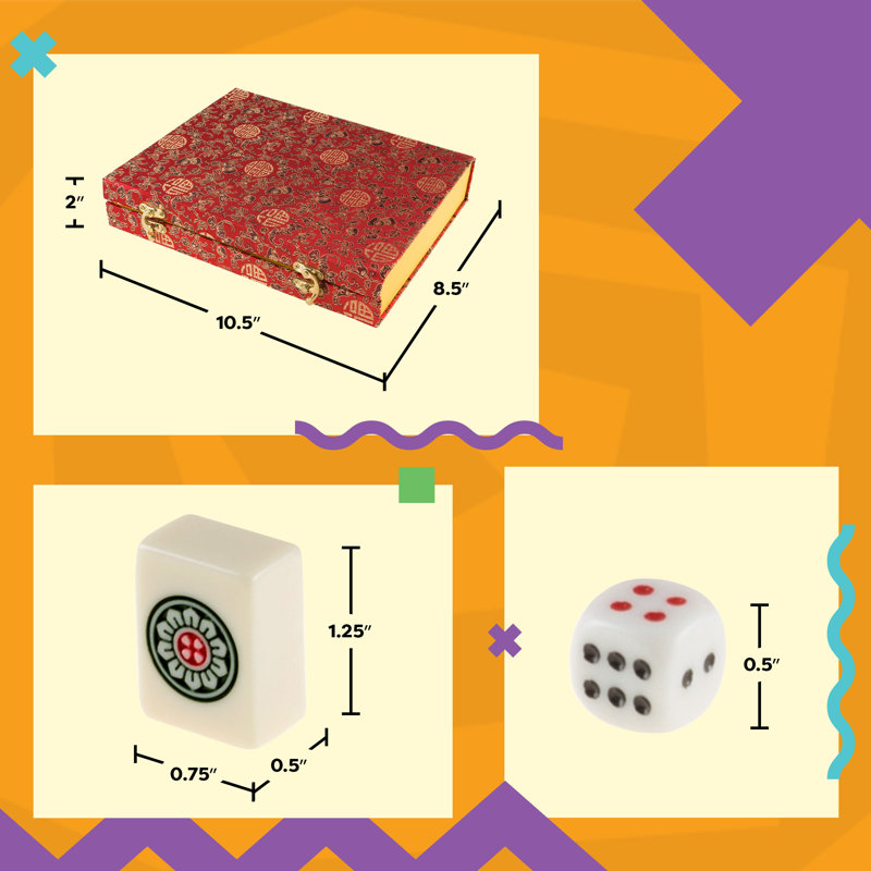 Ensemble de jeux de mahjong chinois
