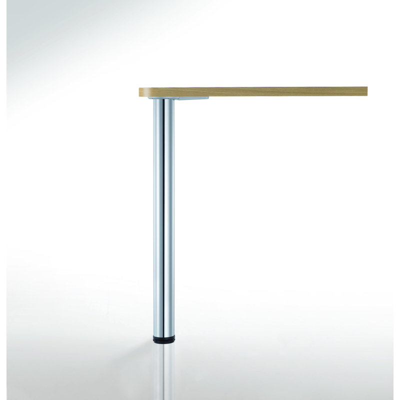 Adjustable Bar Table Leg, Chrome