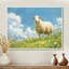 Dovenson Quiet Pasture Sheep Portrait - Sheep Wall Art-1787595870-1679992567-1787595879