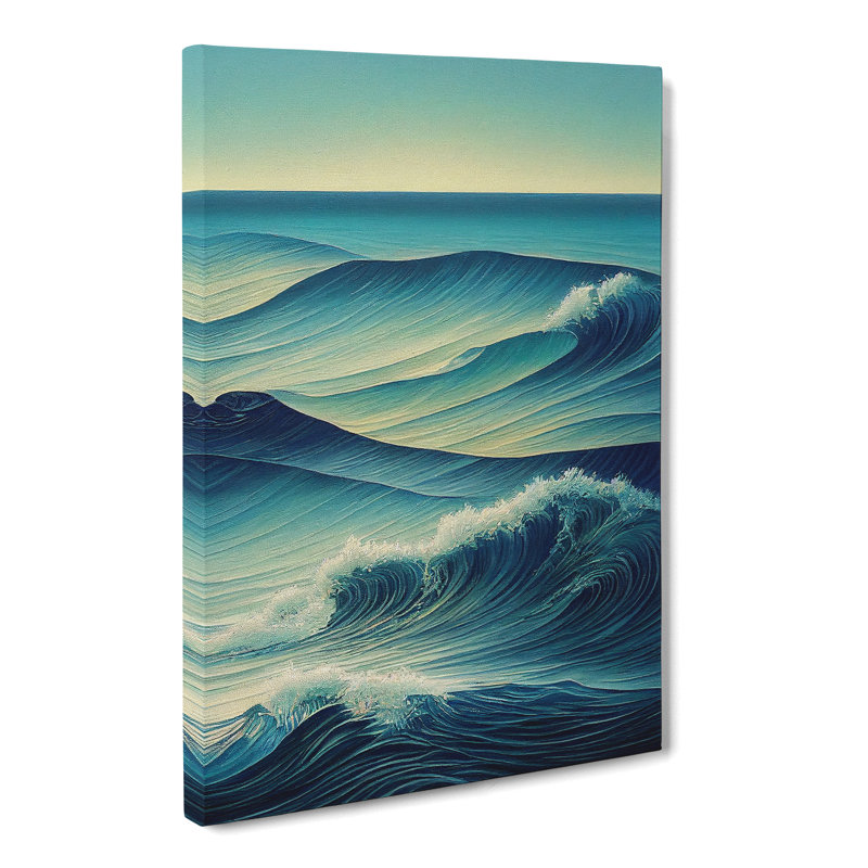 The Ocean Vol.4 - Wrapped Canvas Print, 50cm H x 35cm W x 3cm D