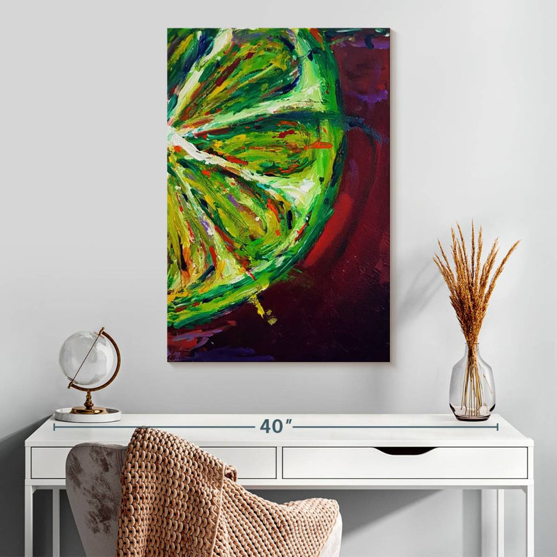 Yarlin Lime 2017, 30" H x 20" W