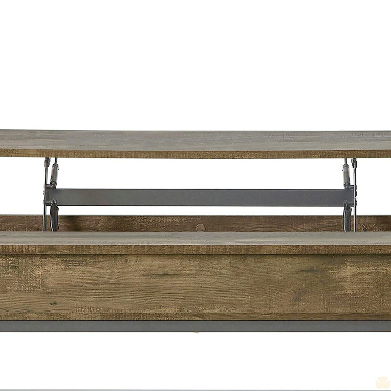 Table basse à plateau relevable