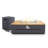 50-Inch Rectangular Concrete Propane Fire Pit Table with Tank Cover and Wind Guard,Dark Gray-1481654129