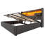 Upholstered Ottoman Storage Bed-1016711360