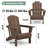 Clitheroe Foldable HDPE Adirondack Chair-2091263583