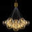 19-light Modern Cluster Bubble Glass Chandelier