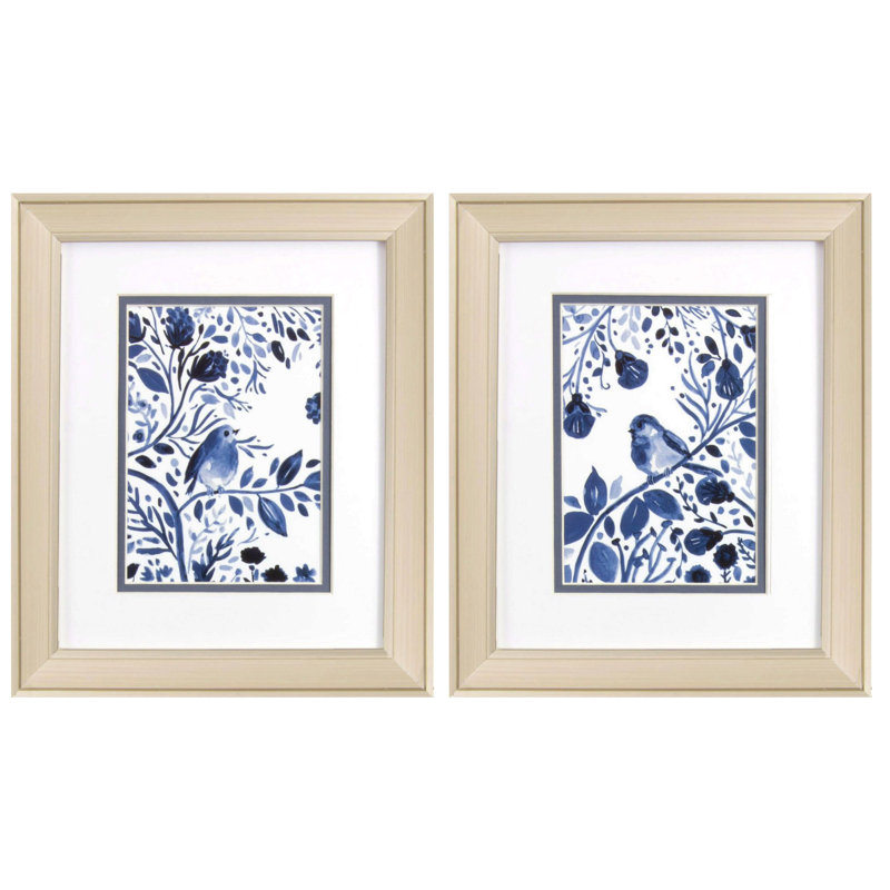 Indigo Song - ensemble de 2 reproductions de cadres photo