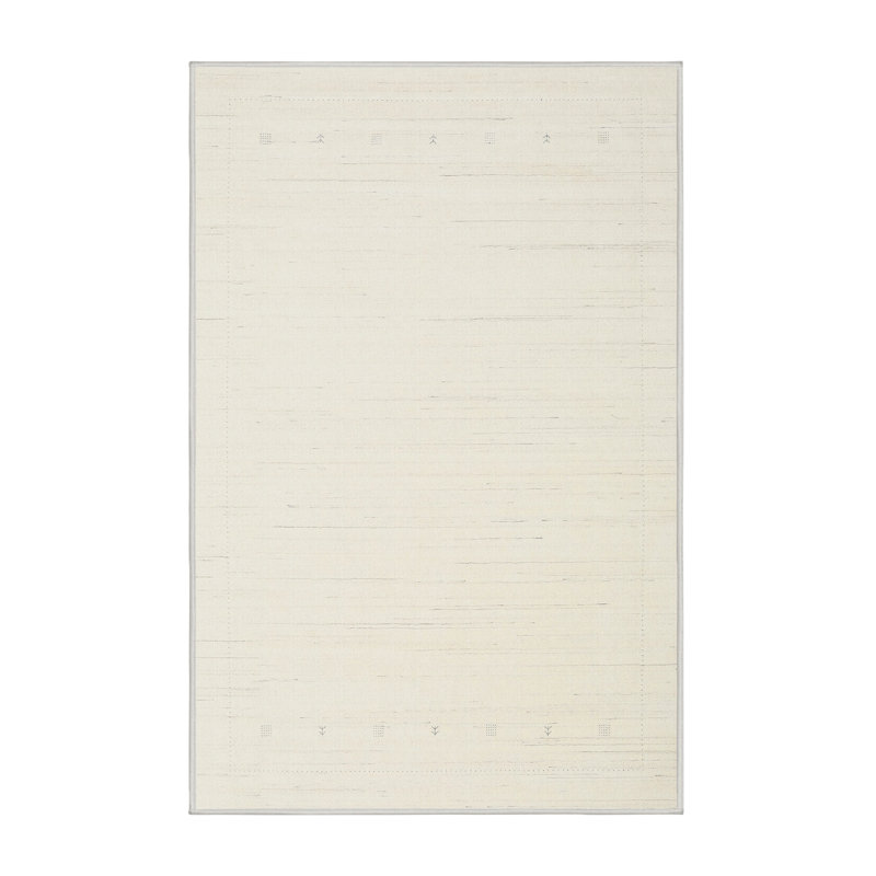 Surface beige contemporaine tapis, Rectangle 5 pi 0 po x 8 pi 0 po