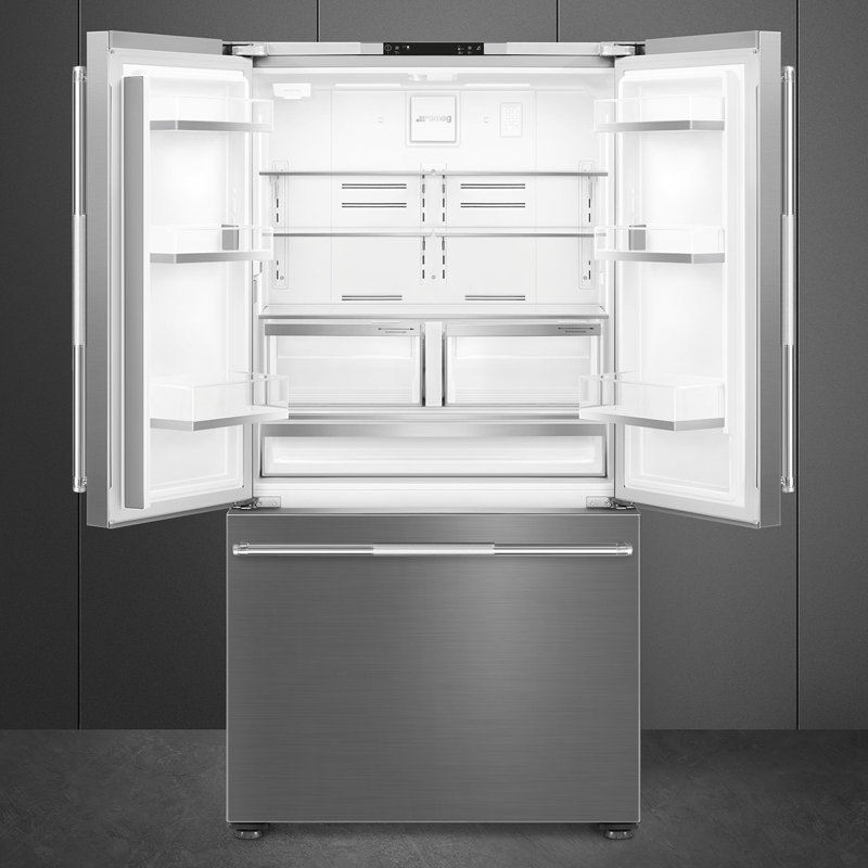 36" Freestanding FD W/Handles, Auto Ice Maker, Internal Water Dispenser