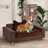 Critter Sitters Large Pet Bed in Brown-120243338