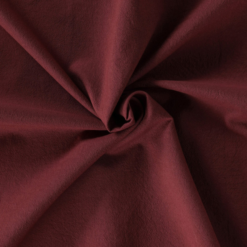 Ensemble de housse de couette 100% coton Landwehr, Housse de couette très grand + 2 très grandes ta, Rouge foncé
