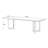 Brown Rectangular Solid Wood Dining Table-2104387998