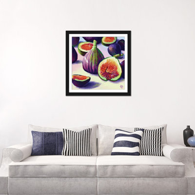 Figues, figues, figues - reproduction d'art murale - papier d'art encadré