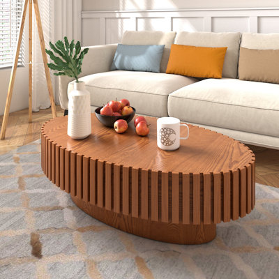 Table basse ovale