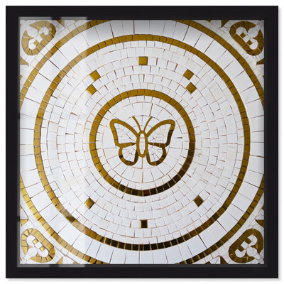 «Gold Butterfly Mosaic» par Art Remedy