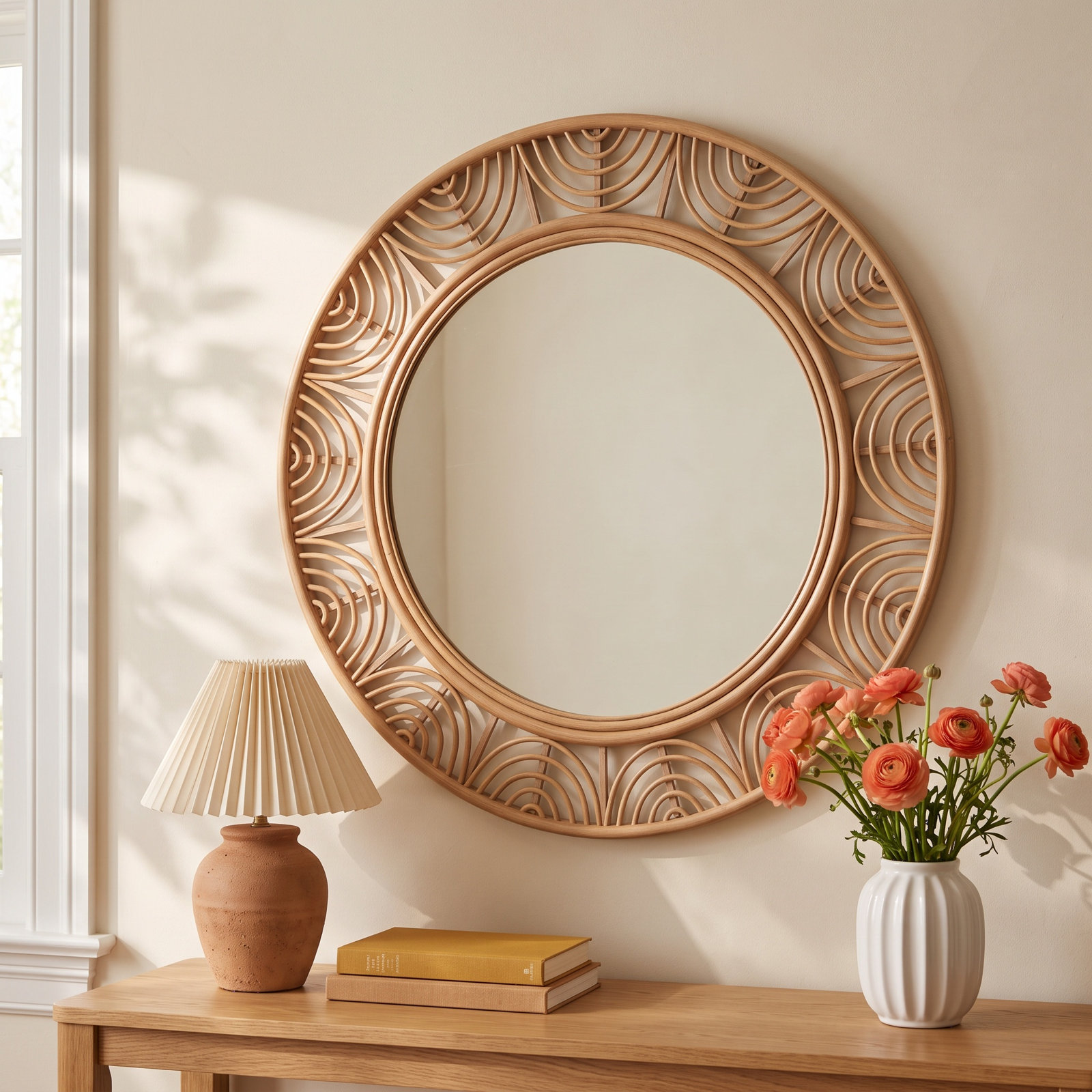 Fantine Round Mirror