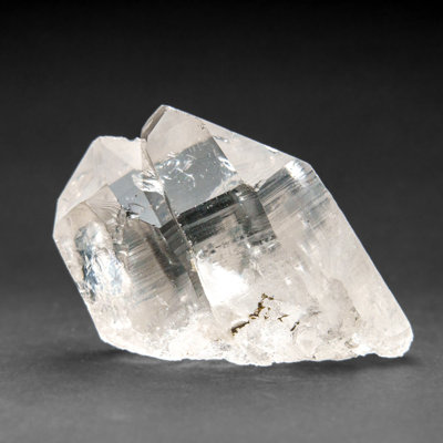 Véritable grappe de cristal de quartz transparent du Brésil (423,5 grammes)
