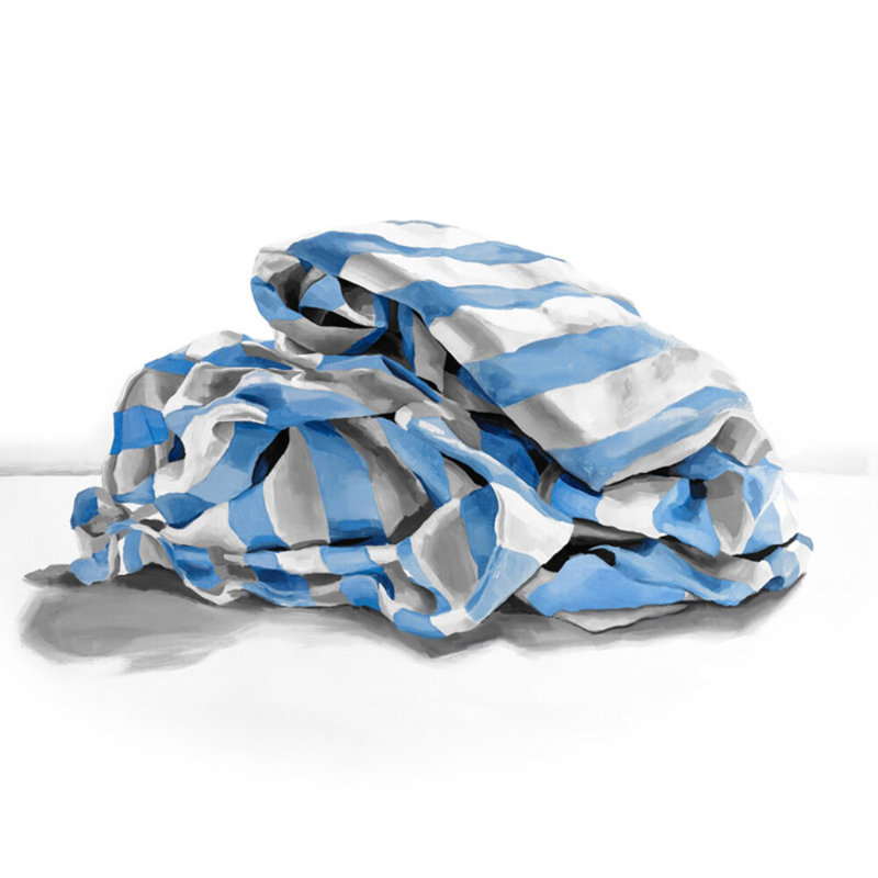 Wet Blanket 1 Print by Altamura, Stefano, Walnut Framed, 30" H x 30" W