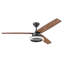 Ventilateur de plafond 52 po avec lumière DEL Or bis-54878050