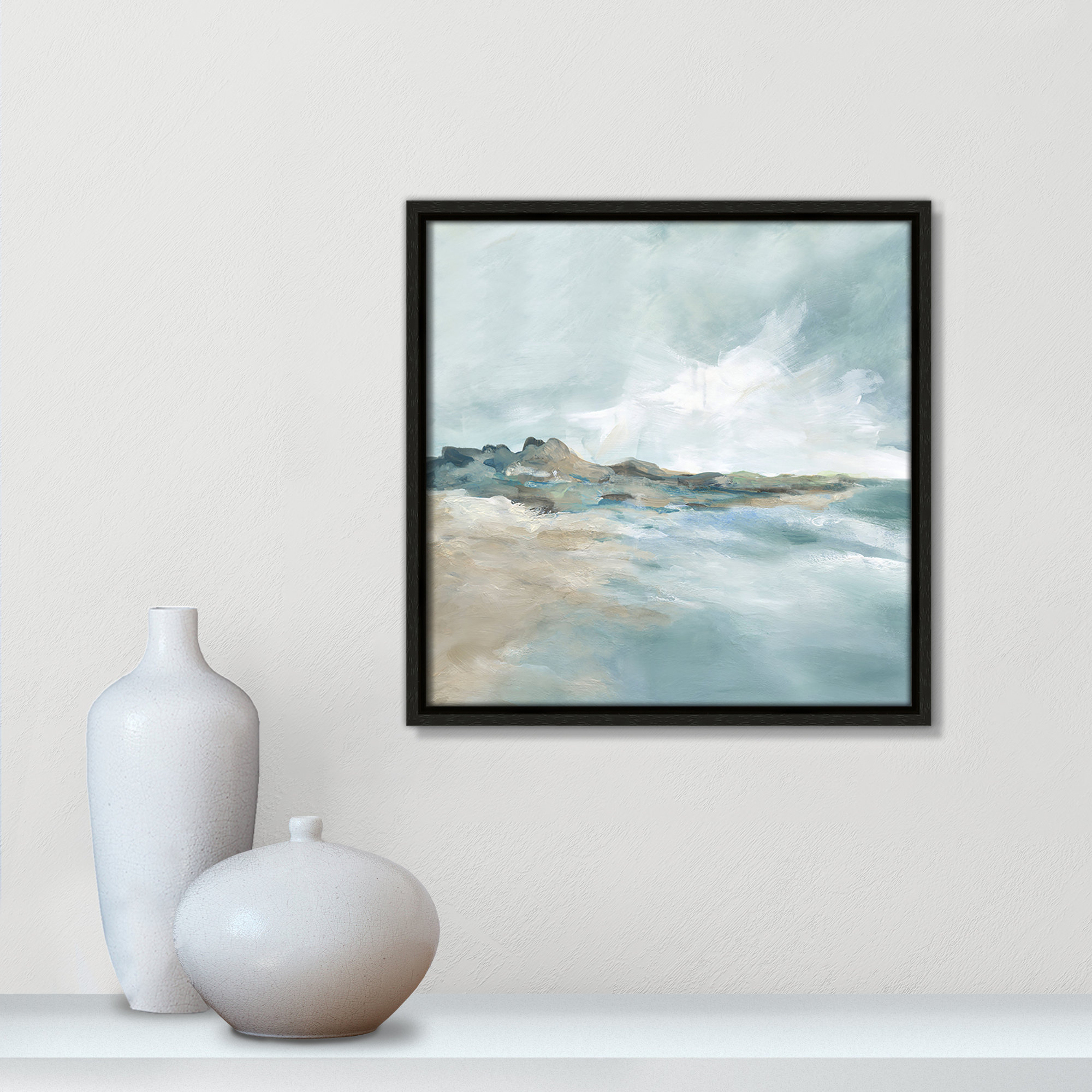 Sandpoint Print by Carol Robinson, Espresso, 13.5" H x 13.5" W