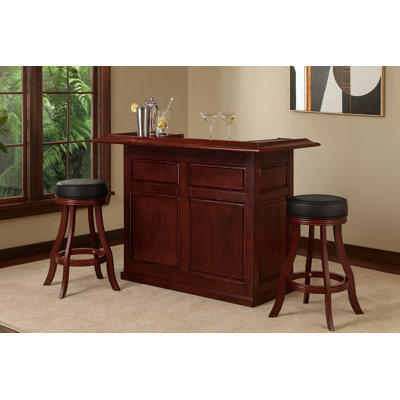 Barre sèche 60 "avec 2 tabourets assortis de la salle de jeux RAM