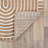 Contemporary Stripe Arch Design Area Rug-1157908636