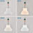Milk White Glass Pendant Light UL Listed