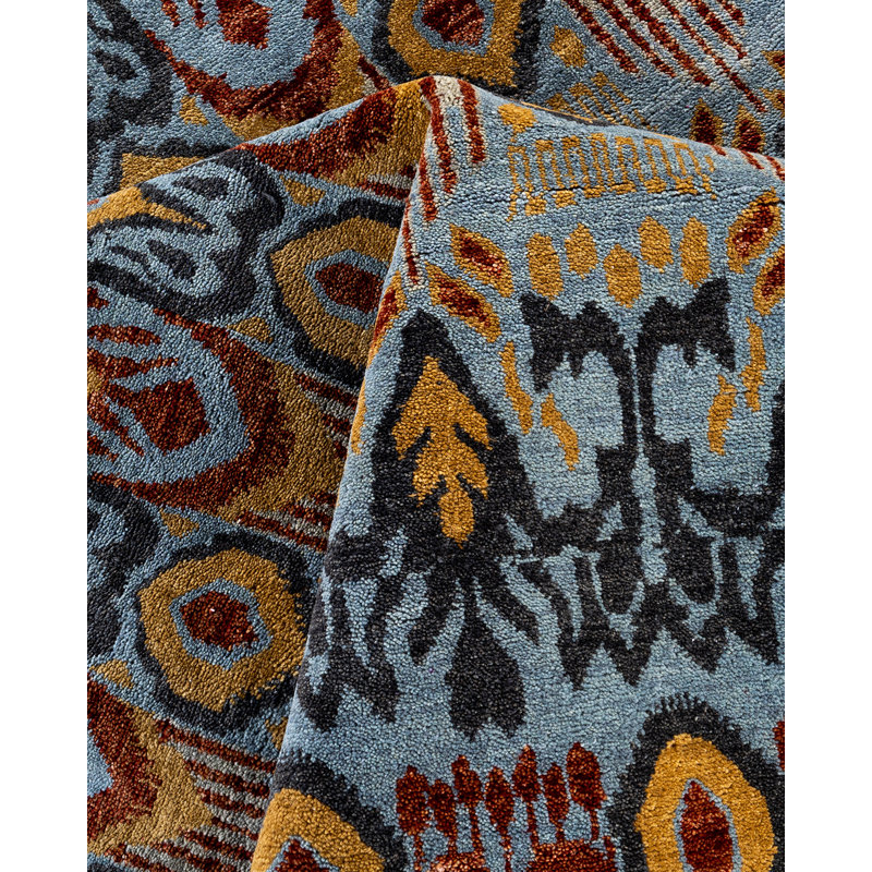 Overdyed One-of-a-Kind 8' 0" X 10' 2" Hand Knotted Area Rug