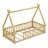 Tent-Inspired Low-Profile Bed Featuring Safety Rails And Built-In Slats-653124541