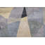 Rug & Kilim's Mid-Century Modern Rug In Gray, Ivory And Blue Geometric Pattern-2129797822