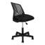 Fauteuil de bureau pivotant Jei, sans accoudoirs, hauteur réglable, blanc noir-102247814