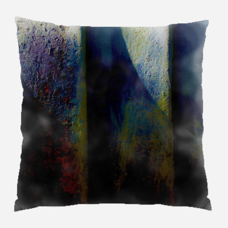Desktop Microsuede Reversible Throw Pillow