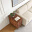 Table de chevet classique à 3 tiroirs en bois avec fonction de rangement-1156005458