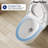 Ace 1.6 GPF Dual-Flush Toilet Modern Elongated One-Piece Toilet for Floor Mounted Glazed Surface (Seat Included)-88234901-111041675