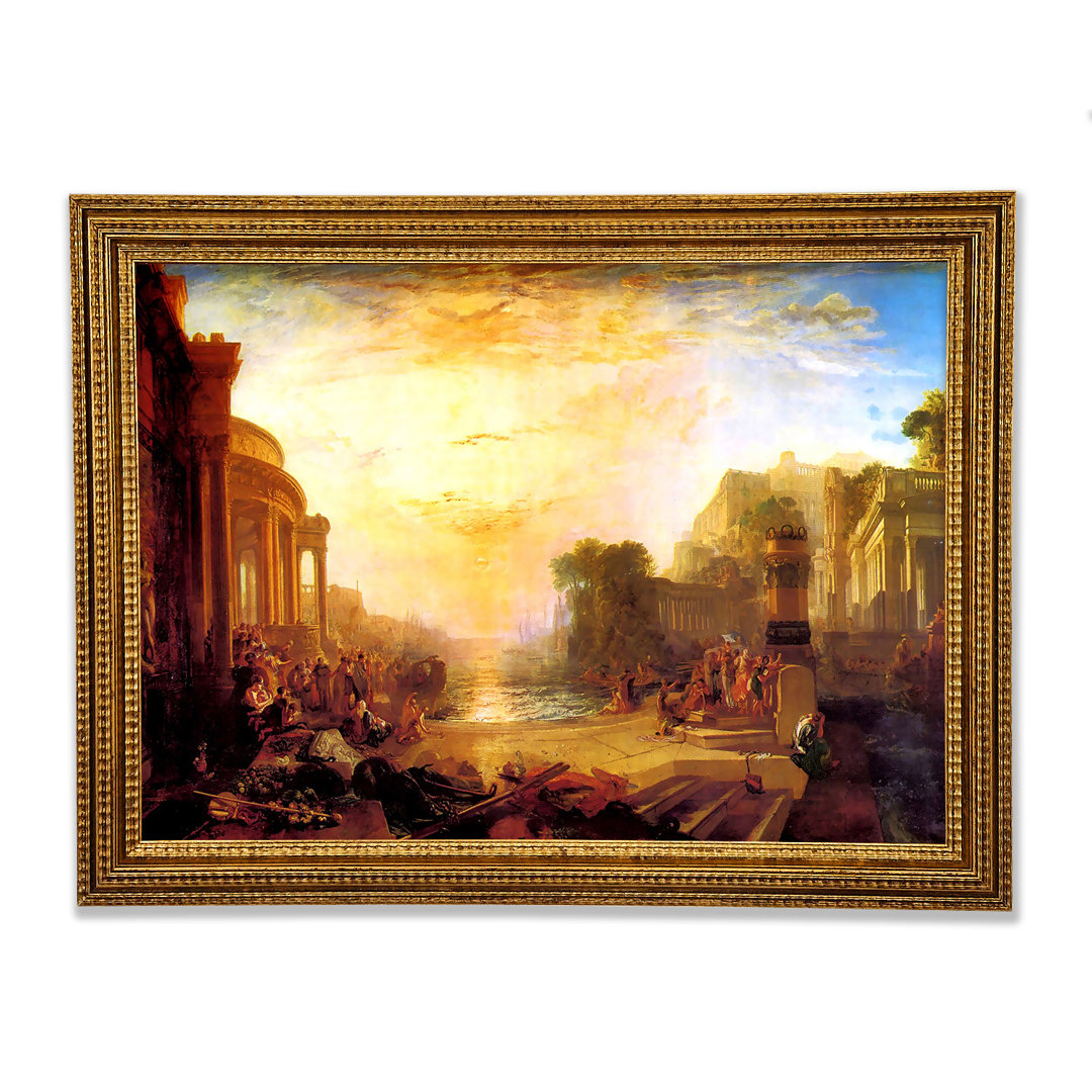 Der Untergang von Carthagen von Joseph Mallord Turner - Einzelne Bilderrahmen Kunstdrucke