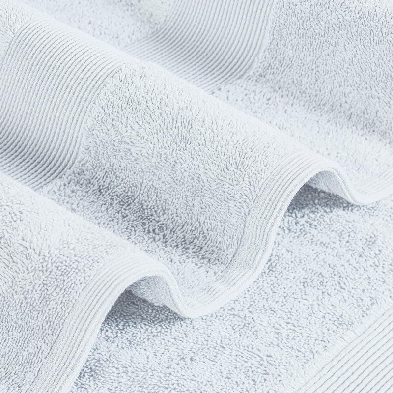 Honesdale 100% Cotton Plush Bath Sheet, Silver