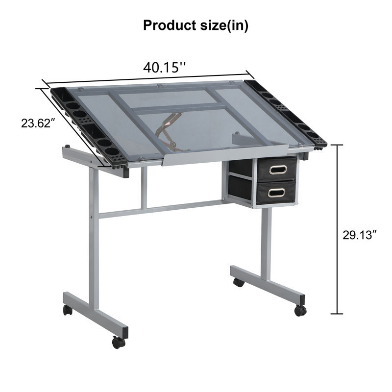 40'' x 23.6'' with Sewing Machine Platform