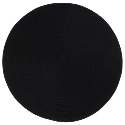 Braided Hand Woven Performance Solid Color Rug