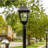 No Wiring Required Imperial III Commercial Solar Post Light 3" Fitter