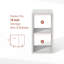 Cubicle 76cm H Media Shelves-121084202