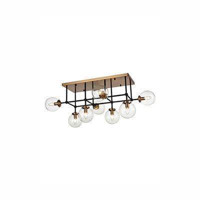Tony Glass Semi Flush Mount