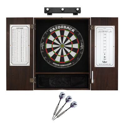 Bristle Dartboard and Cabinet Set (Wayfair Exclusive)