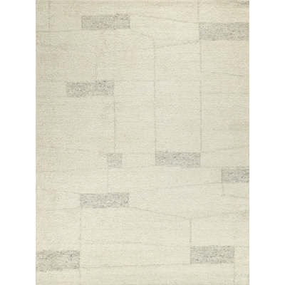 Kokomo Flatweave Wool Area Rug in Gray