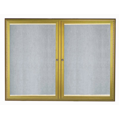 AARCO No Vinyl Metal Bulletin Board