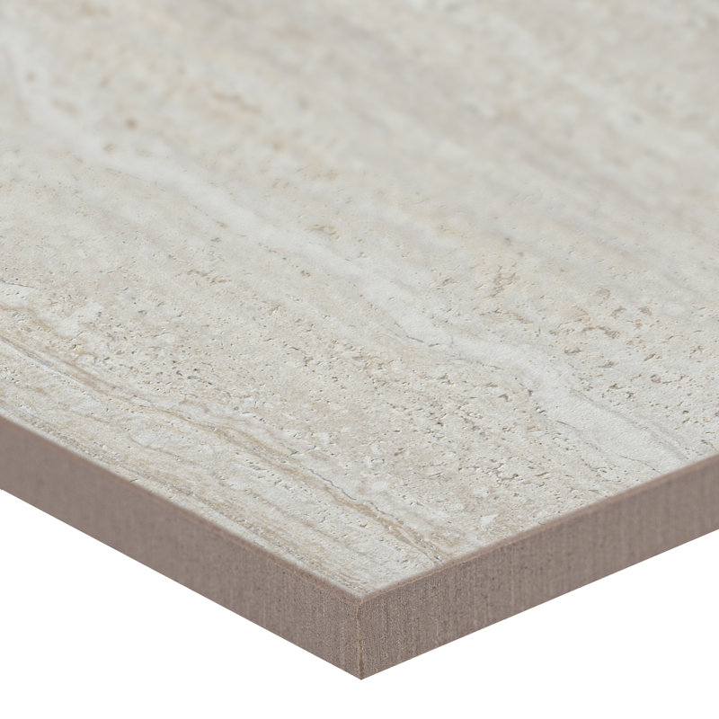 Pavé aspect pierre en porcelaine mat 24 po x 48 po x 0,78 po Rosano (8 pieds carrés / unité, 1 pièce), Lucera