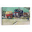 The Caravans, Gypsy Encampment Near Arles, 1888 Abstract Contemporary Horse Animal Wall Art Print-135628799